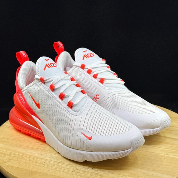 Nike Air Max 270 \'White Bright Crimson\' HJ3222-102 Size 12W/ 10.5M main image 5